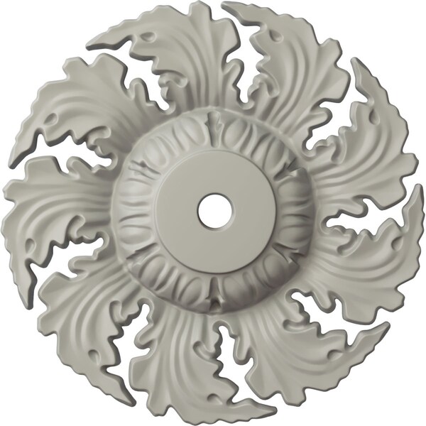 Ekena Millwork Needham Ceiling Medallion (Fits Canopies up to 4 1/4"), 14 5/8"OD x 2 1/4"P, Pot of Cream CM14NEPCF - main